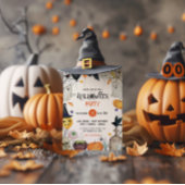 Einladung von Orange und Black Halloween-Party