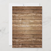 Einladung von Orangen Traktoren, Bauernhof zum Geb (Rückseite)