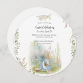 Einladung von OsterPeter Rabbit (Vorne/Hinten)