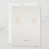 Einladung von Owl Gentleman (Rückseite)