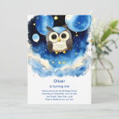 Einladung von Owl Kindergeburtstag (Stehend Vorderseite)
