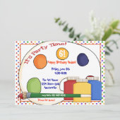 Einladung von Paint Supplies (Stehend Vorderseite)