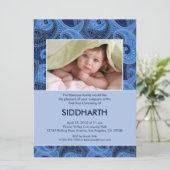 Einladung von Paisley Annaprashan (First Rice) (Stehend Vorderseite)