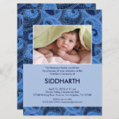 Einladung von Paisley Annaprashan (First Rice) (Vorne/Hinten)