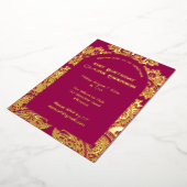 Einladung von Paisley-Bogenfolie (Gedreht)