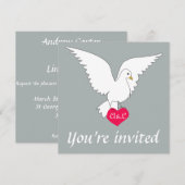 Einladung von Paloma Grey Dove (Vorne/Hinten)