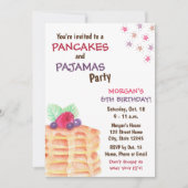Einladung von Pancake zum Geburtstag (Vorderseite)
