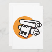 Einladung von Papierbildern (Vorne/Hinten)