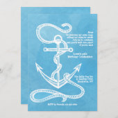 Einladung von Papieren und Ankern (Vorne/Hinten)