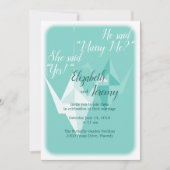 Einladung von Papierkran (Vorderseite)