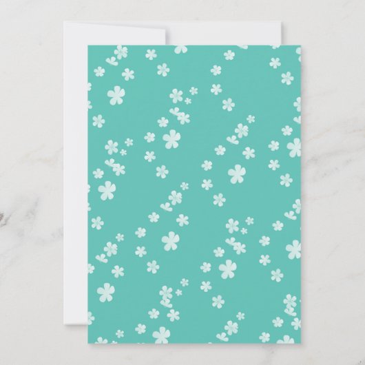 Einladung von Papierkran (Rückseite)