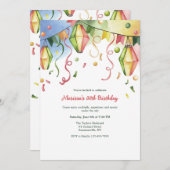 Einladung von Papierlaternen (Vorne/Hinten)