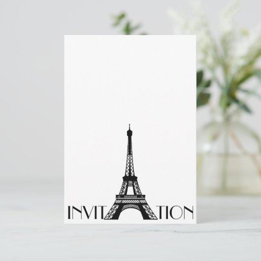 Einladung von Paris (Stehend Vorderseite)