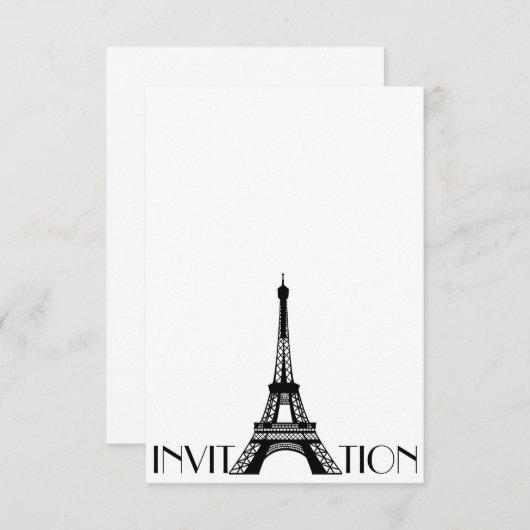Einladung von Paris (Vorne/Hinten)