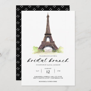 Einladung von Paris Bridal Brunch