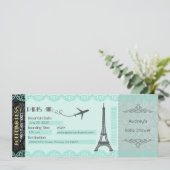 Einladung von Paris, Einladung von Custom Paris (Stehend Vorderseite)