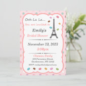 Einladung von Paris, Einladung zum Thema Französis (Stehend Vorderseite)