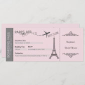 Einladung von Paris, Einladung zum Thema Paris, ma (Vorne/Hinten)