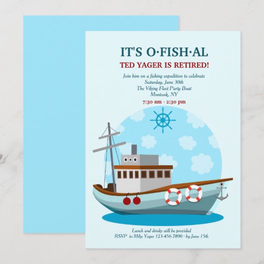 Einladung von Party (Vorne/Hinten)