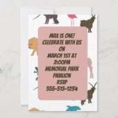 Einladung von Party Animal zum Geburtstag (Rückseite)