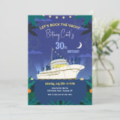 Einladung von Party Boat (Stehend Vorderseite)