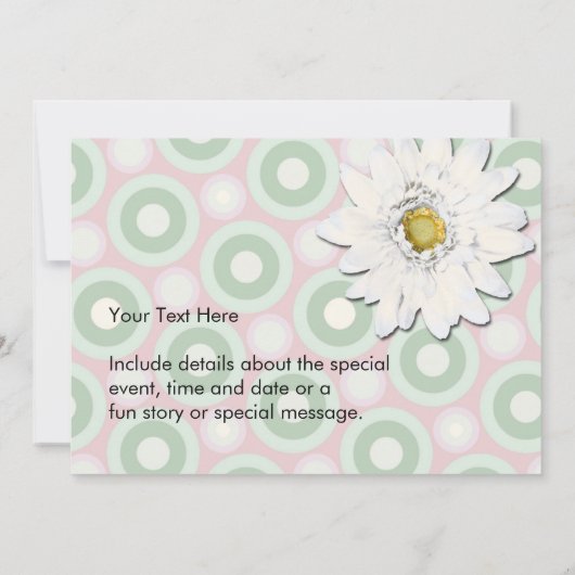 Einladung von Party oder Hautausschlag (Rückseite)