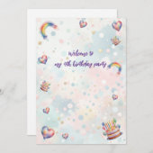 Einladung von Pastel (Vorne/Hinten)