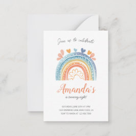 Einladung von Pastel Rainbow Girl zur Geburtstagsp