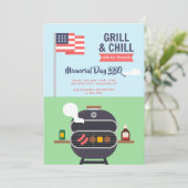Einladung von Patriotic Grill und Chill (Stehend Vorderseite)
