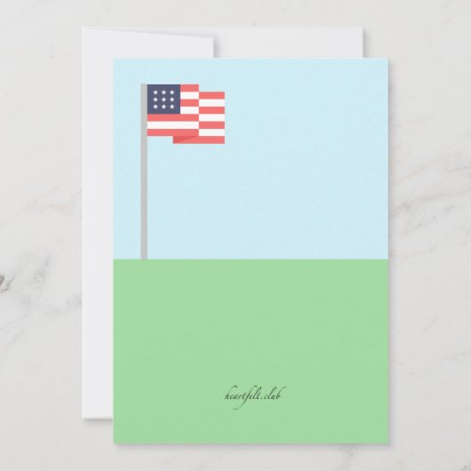 Einladung von Patriotic Grill und Chill (Rückseite)