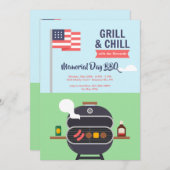 Einladung von Patriotic Grill und Chill (Vorne/Hinten)