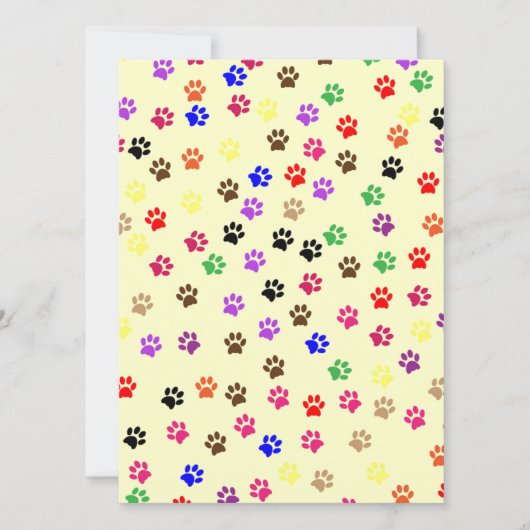Einladung von Paws (Vorderseite)
