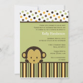 Einladung von Peekaboo Monkey (Vorderseite)