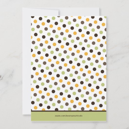 Einladung von Peekaboo Monkey (Rückseite)