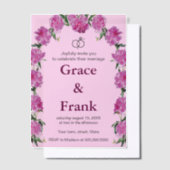 Einladung von Peony. Einladung (Versetzt)