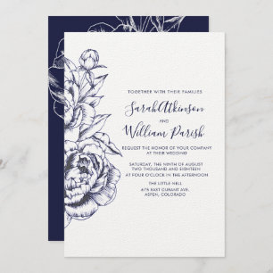 Einladung von Peony Simple Wedding