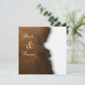 Einladung von Pergament (Stehend Vorderseite)