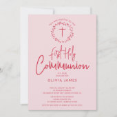 Einladung von Petal Pink Girls (Vorderseite)