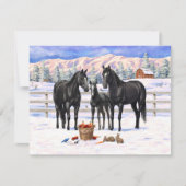 Einladung von Pferden aus dem Schwarzen Viertel (Vorderseite)