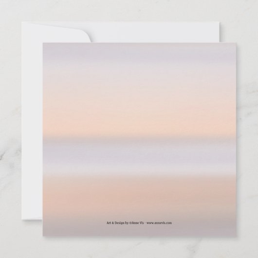 Einladung von Pferden im Schnee Winterhochzeit (Rückseite)