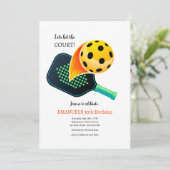 Einladung von Pickleball (Stehend Vorderseite)