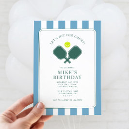 Einladung von Pickleball zum Geburtstag