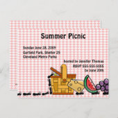 Einladung von Picnic Dives (Vorne/Hinten)