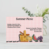 Einladung von Picnic Dives (Stehend Vorderseite)