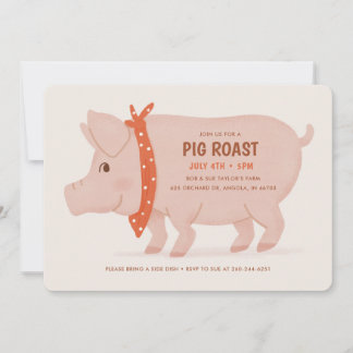 Einladung von Pig Roast