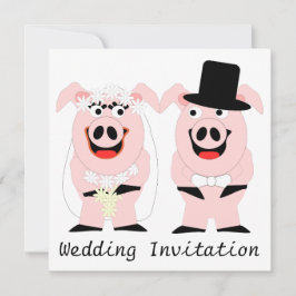 Einladung von Pig Wedding