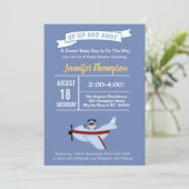 Einladung von Pilot- und Flugzeugsäulendusche (Stehend Vorderseite)