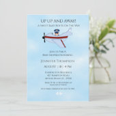 Einladung von Pilot- und Flugzeugsäulendusche (Stehend Vorderseite)