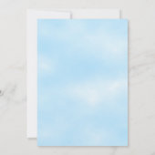 Einladung von Pilot- und Flugzeugsäulendusche (Rückseite)