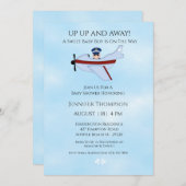 Einladung von Pilot- und Flugzeugsäulendusche (Vorne/Hinten)